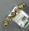 ESTATE .29CT DIAMOND 14KT YELLOW GOLD ETERNITY INFINITY WEDDING ANNIVERSARY RING