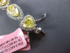 EXTRA LARGE 22.15CT WHITE & FANCY YELLOW DIAMOND 18KT WHITE GOLD TENNIS BRACELET