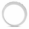 ESTATE .75CT DIAMOND 14KT WHITE GOLD 3D CHANNEL SEMI ETERNITY ANNIVERSARY RING