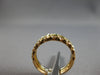 ESTATE .24CT DIAMOND 18KT TRI COLOR GOLD CLASSIC ROPE DESIGN STACKABLE FUN RING