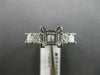 WIDE 1.0CT DIAMOND 14KT WHITE GOLD 3D PRINCESS SEMI MOUNT ENGAGEMENT RING #22408
