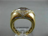 ESTATE 6.92CT DIAMOND & AAA AMETHSYT 18KT ROSE GOLD FLOWER SUNBURST RING