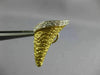 ESTATE LARGE .52CT DIAMOND 18K 2 TONE GOLD HANDCRAFTED CONE FUN CLIP ON EARRINGS
