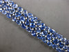 EXTRA LARGE 83.12CT DIAMOND & AAA TANZANITE 18KT WHITE GOLD MULTI SHAPE BRACELET