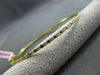 ESTATE .55CT DIAMOND 18KT YELLOW GOLD 3D ETOILE CLASSIC 2mm BANGLE BRACELET