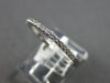 ESTATE .18CT DIAMOND 18KT WHITE GOLD 3D 1.5MM ROUND WEDDING ANNIVERSARY RING