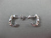ESTATE .25CT BAGUETTE DIAMOND 14KT WHITE & YELLOW GOLD UMBRELLA EARRINGS #22505