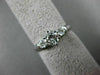 ESTATE .84CT DIAMOND 14KT WHITE GOLD PAST PRESENT FUTURE ENGAGEMENT RING #20723