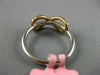 ESTATE .38CT PINK DIAMOND 18KT WHITE & ROSE GOLD 3D CLASSIC INFINITY LOVE RING