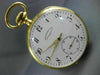 LARGE 18KT YELLOW GOLD 3D VACHERON & CONSTANTIN CHRONOMETRE ROYAL POCKET WATCH