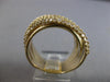 EXTRA LARGE 2.18CT DIAMOND 14KT YELLOW GOLD 3D MULTI ROW CRISS CROSS RING #28181