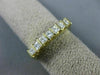 ESTATE .60CT DIAMOND 14K YELLOW GOLD 7 STONE PRINCESS CUT ANNIVERSARY RING 14631