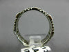 ANTIQUE WIDE 1.69CT DIAMOND PLATINUM 3D ETERNITY WEDDING ANNIVERSARY RING #21351