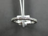 ANTIQUE .40CT DIAMOND 14KT WHITE GOLD 3D ROUND ETERNITY WEDDING ANNIVERSARY RING