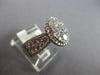 LARGE 1.96CT DIAMOND 18KT WHITE GOLD ROUND INVISIBLE OVAL HALO ENGAGEMENT RING