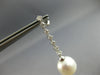 .42CT DIAMOND & AAA SOUTH SEA PEARL 18KT WHITE GOLD 3D JOURNEY HANGING EARRINGS