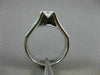 ESTATE .50CT PRINCESS DIAMOND 14KT WHITE GOLD CLASSIC SOLITAIRE ENGAGEMENT RING
