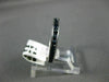 ESTATE 1.0CT AAA ROUND CUT SAPPHIRE 14KT WHITE GOLD CHANNEL ETERNITY RING #14054