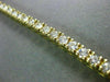 ESTATE 6.50CT ROUND CUT DIAMOND 18KT YELLOW GOLD CLASSIC TENNIS BRACELET #21747