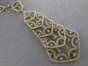 ESTATE LARGE 3.77CT DIAMOND 14KT YELLOW GOLD CHANDELIER FLOATING LARIAT NECKLACE