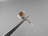 ESTATE WIDE 1.75CTW AAA CITRINE & DIAMOND 14KT WHITE GOLD RING