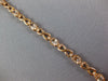 LONG 4.15CT DIAMOND & AAA MORGANITE 14K ROSE GOLD 3D OVAL X LOVE TENNIS BRACELET