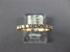 .44CT DIAMOND 18K ROSE GOLD ROUND 2mm SEMI ETERNITY SHARE PRONG ANNIVERSARY RING