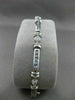 ESTATE 1.71CT DIAMOND 14KT WHITE GOLD CHANNEL LINK TENNIS BRACELET G VS #1474
