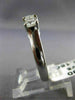 ESTATE 1.16CT DIAMOND 14KT WHITE GOLD PAST PRESENT FUTURE ENGAGEMENT RING #22152