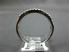 .45CT DIAMOND 14KT WHITE GOLD 3D ROUND & BAGUETTE 3 ROW WEDDING ANNIVERSARY RING