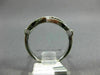 ESTATE .12CT ROUND DIAMOND 14KT WHITE GOLD 3D INFINITY FRIENDSHIP OPEN LOVE RING