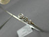 ESTATE .1CT DIAMOND & AAA SOUTH SEA PEARL 18K WHITE GOLD JOURNEY BANGLE BRACELET