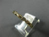ESTATE .12CT DIAMOND 14KT ROSE GOLD ETOILE BEZEL LEAF ETERNITY ANNIVERSARY RING