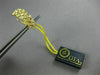 LARGE GIA 4.67CT FANCY YELLOW DIAMOND 18KT YELLOW GOLD CLUSTER CLIP ON EARRINGS
