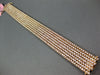 ESTATE WIDE 12.40CT PINK DIAMOND 18K ROSE GOLD CLASSIC MULTI ROW TENNIS BRACELET