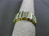 ESTATE WIDE 1.64CT DIAMOND 14KT YELLOW GOLD WEDDING ANNIVERSARY RING 9mm #11857