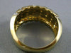 ESTATE WIDE 1.05CT DIAMOND 14K YELLOW GOLD CHANNEL WEDDING ANNIVERSARY RING 5750