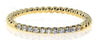 ESTATE .14CT DIAMOND 18KT YELLOW GOLD 3D CLASSIC ROUND ROPE ANNIVERSARY RING