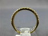 ESTATE .39CT DIAMOND 18KT YELLOW GOLD 3D ROUND 2mm CLASSIC ANNIVERSARY RING