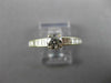 LARGE 1.25CT ROUND & BAGUETTE DIAMOND 18KT WHITE GOLD 3D CLASSIC ENGAGEMENT RING