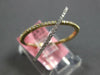 ESTATE .21CT DIAMOND 14KT 2 TONE GOLD 3D CLASSIC CRISS CROSS INFINITY LOVE RING
