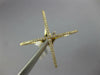 ESTATE .14CT DIAMOND 18KT YELLOW GOLD 3D CLASSIC X LOVE FUN RING