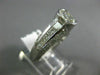 ESTATE 2.02CT ROUND OVAL & PRINCESS DIAMOND 14K WHITE GOLD ENGAGEMENT RING 25940