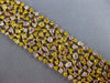 GIA EXTRA LARGE 29.1CT MULTI COLOR DIAMOND 18KT YELLOW GOLD 3D TENNIS BRACELET