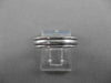 ESTATE 14KT WHITE GOLD MATTE & SHINY WEDDING ANNIVERSARY BAND RING 4mm #23150