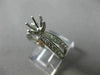 WIDE .5CT DIAMOND 14K WHITE GOLD CRISS CROSS SEMI MOUNT ETERNITY ENGAGEMENT RING