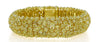 GIA 26.2CT EXTRA LARGE FANCY YELLOW DIAMOND 18KT YELLOW GOLD 3D TENNIS BRACELET