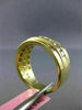 ESTATE WIDE .79CT DIAMOND 18KT WHITE GOLD 3D 12 STONE SEMI ETERNITY WEDDING RING