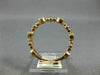ESTATE .36CT DIAMOND 14KT ROSE GOLD 3D FLOWER FILIGREE MILGRAIN ANNIVERSARY RING