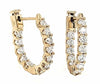 1.74CT DIAMOND 18KT YELLOW GOLD SHARED PRONG LUCIDA OVAL HOOP HANGING EARRINGS